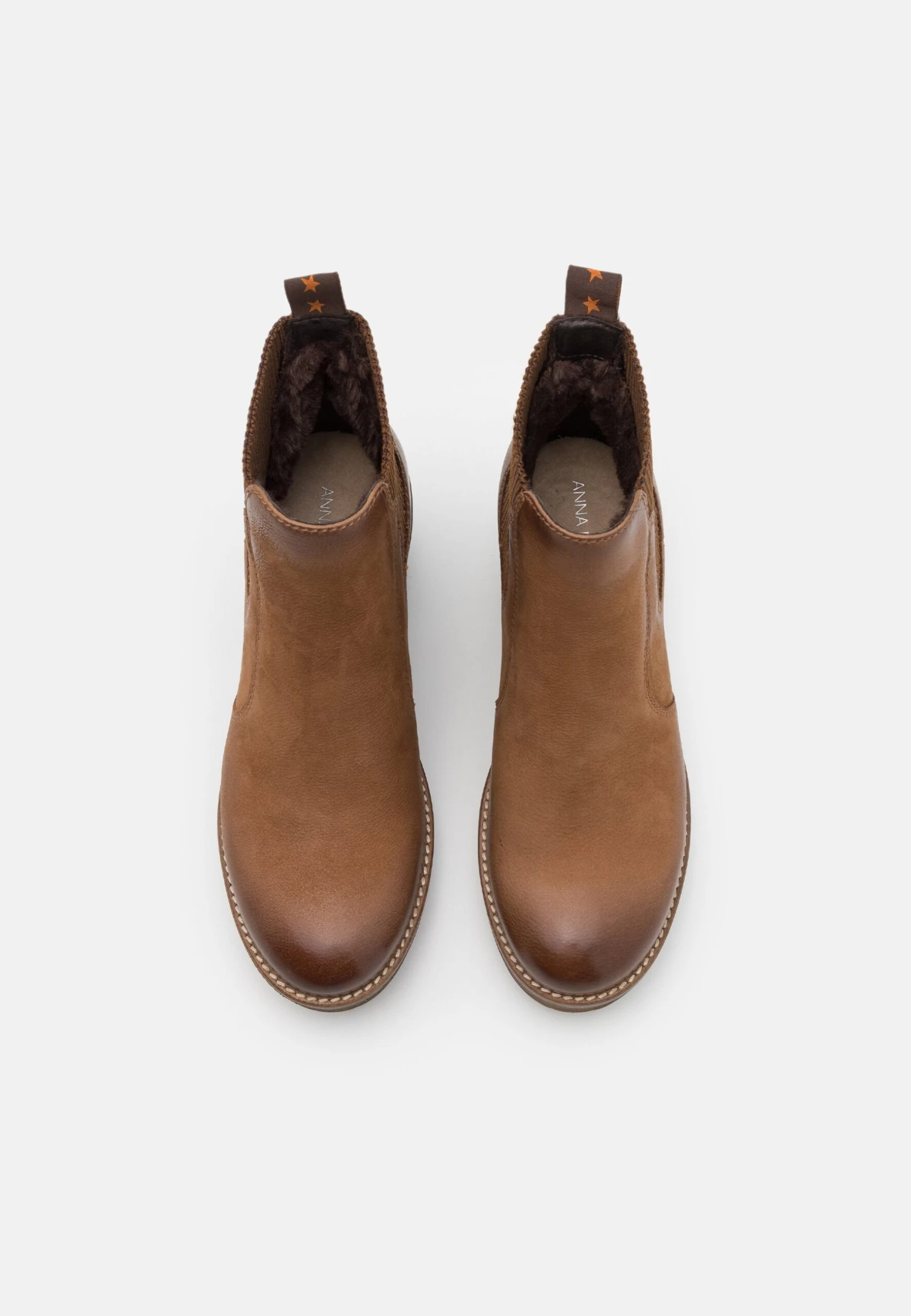 Anna Field Leather Winter Boot - Tronchetti - Brown 8 Anna Field Leather Winter Boot - Tronchetti - Brown - immagine 6