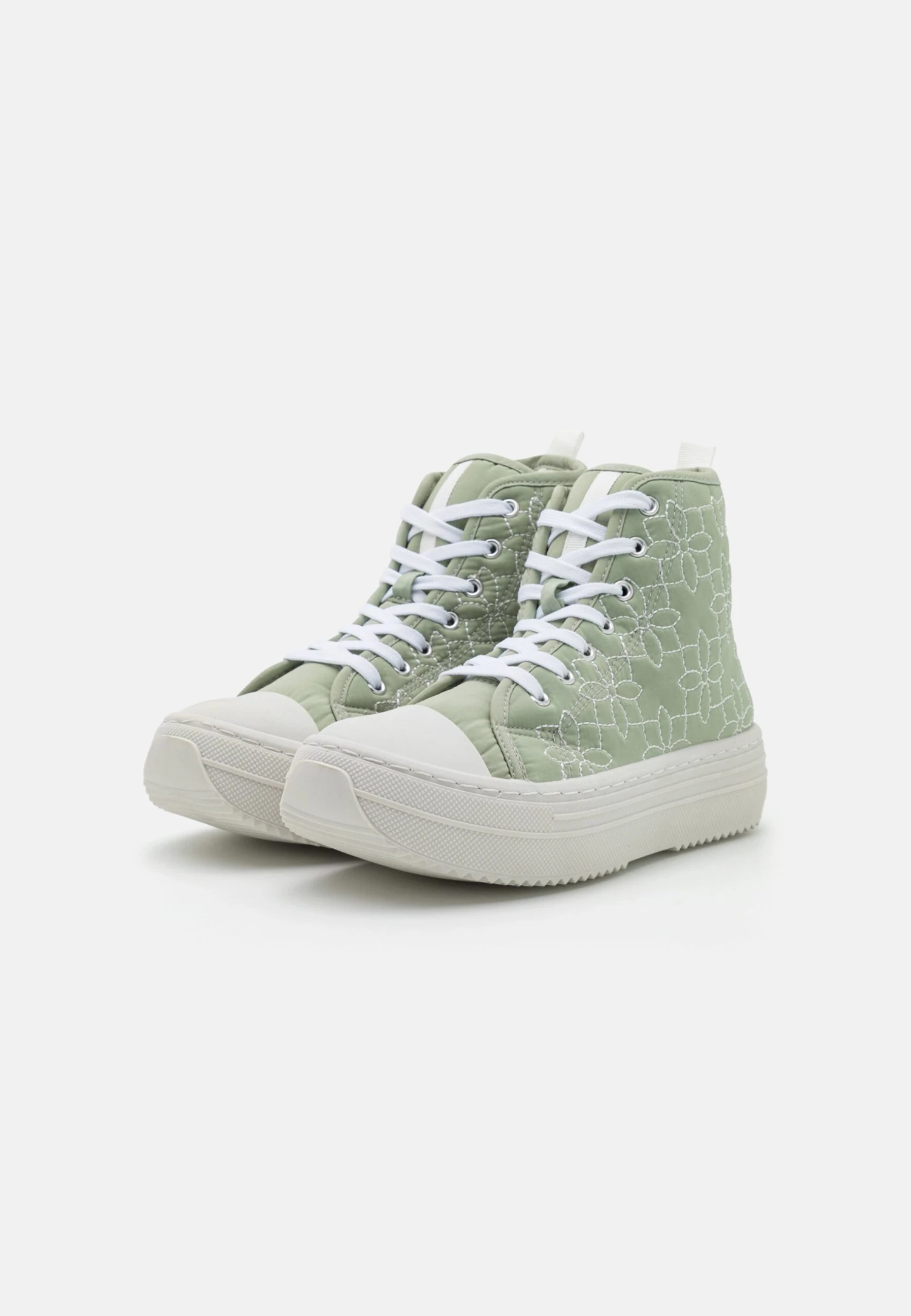 Anna Field Sneakers Alte -Light Green 5 Anna Field Sneakers Alte -Light Green - immagine 3