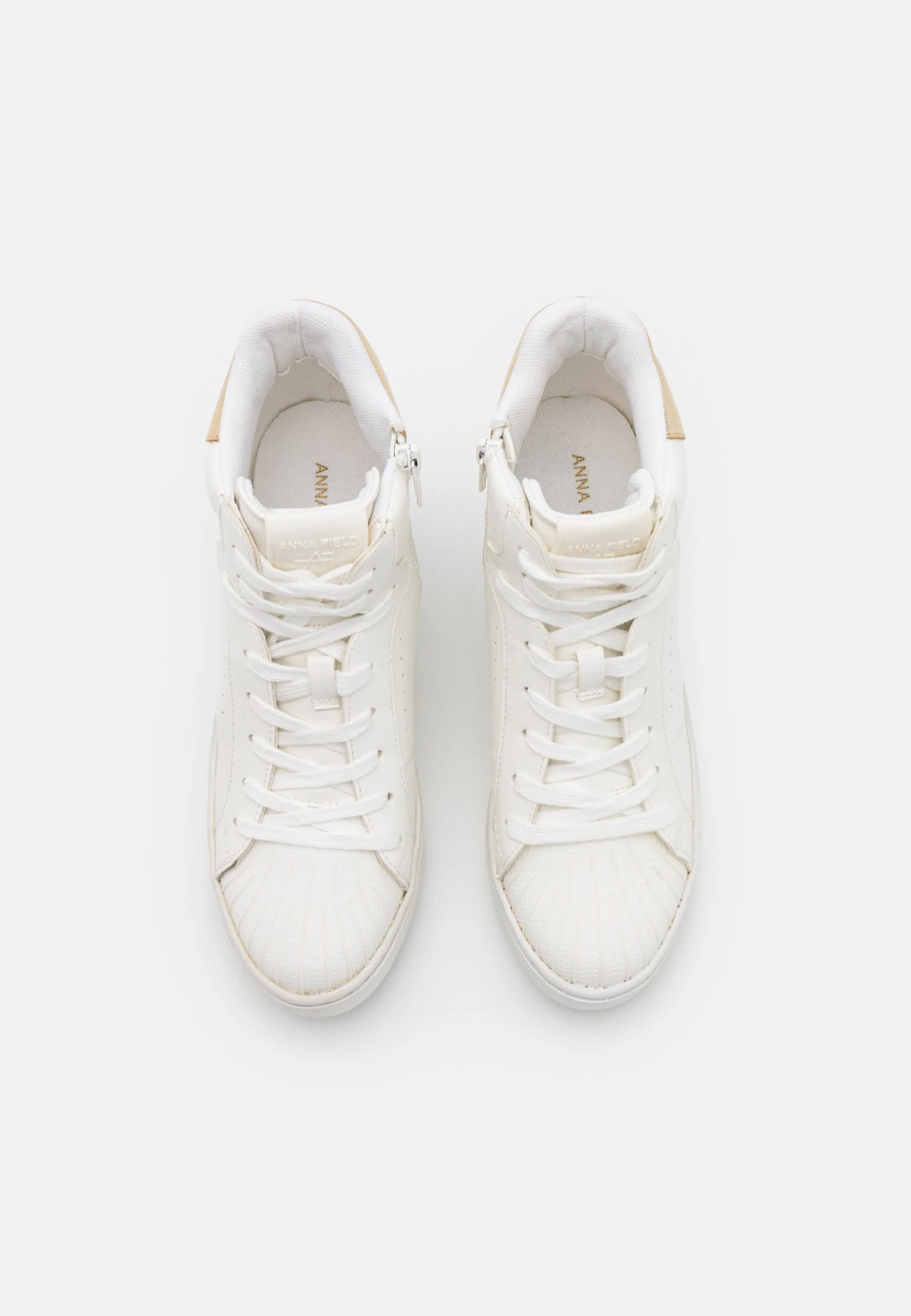 Anna Field Sneakers Alte - White/Gold 8 Anna Field Sneakers Alte - White/Gold - immagine 6