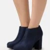 Scarpe Con PlateauDark Blue Donna Stivali ANJ11B00H-K11